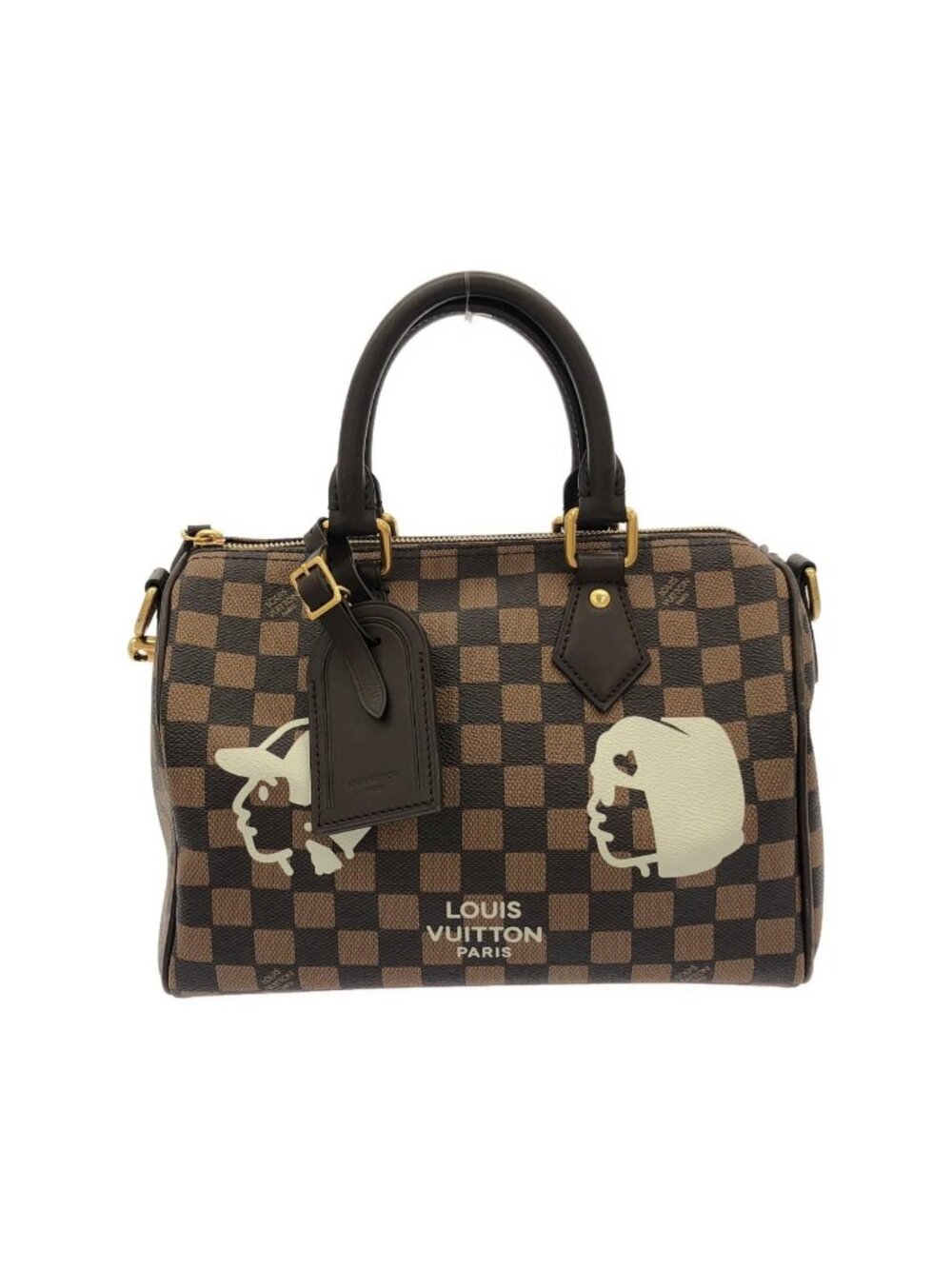 Louis Vuitton Damier Friendship Speedy Bandouliere 25 cm Boston Bag - Picture 1 of 6